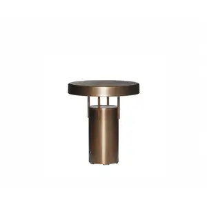 HÜBSCH lampe à poser LED rechargeable BringMe Mini, laiton, 20 cm