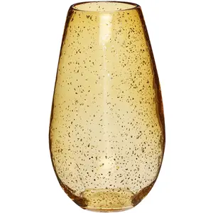 Comparateur de prix : Hübsch Vase en verre ambre H29 H29