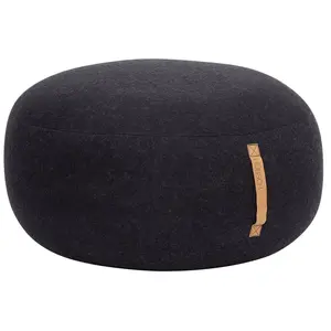 Pouf en laine gris foncé - HübschVendu parinteriorlabels