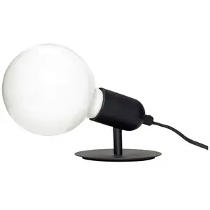 Hübsch Hubsch Lampe de table en métal noir pas cher