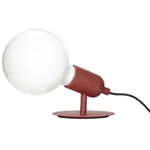 Hubsch Lampe de table en métal rougeVendu parliving-and-company