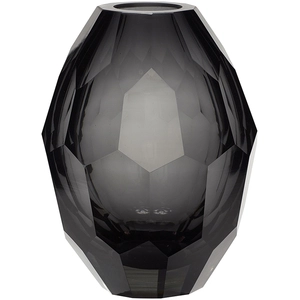 Comparateur de prix : Hübsch Vase en verre gris H17 H17