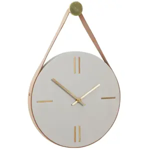 Horloge en béton gris - Hübsch