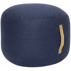 Pouf bleu marine Ø50cm Mochi - HübschVendu parinteriorlabels