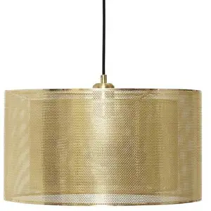 Comparateur de prix : Hübsch Suspension Edge métal doré et laiton Hubsch