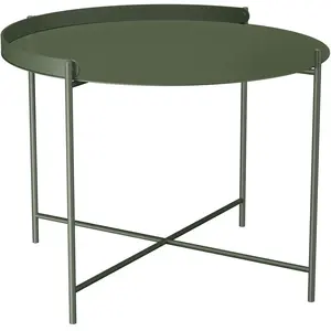 Houe - Table basse Edge - Vert - Acier thermolaqué - Designer Roee Mag...Vendu parmade-in-design