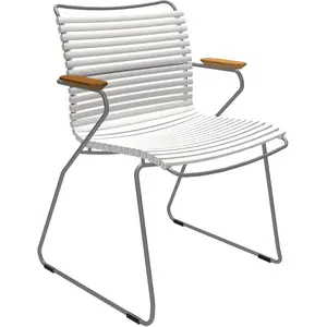 Houe - Fauteuil Click - Blanc - Bambou - Designer Henrik Pedersen