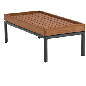 Table d'appoint d'extérieur en bambou 40 x 80 LEVEL - Houe pas cher