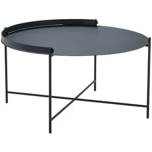 Houe - Table basse Edge - Noir - Métal thermolaqué - Designer Roee MagdassiVendu parmade-in-design