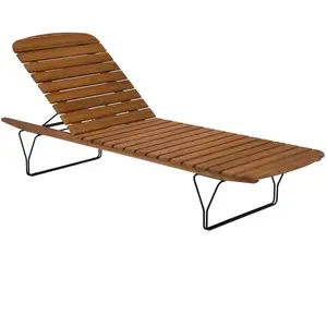 Chaise longue en bambou MOLO - Houe pas cher