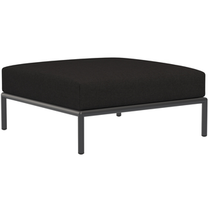 Houe - Canapé de jardin rembourré Level 2 - Noir - Tissu Sunbrella Her...Vendu parmade-in-design