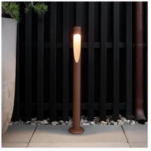 Louis Poulsen, borne lumineuse Flindt, 930, corten, pied 70 cm, 24 VVendu parreuter