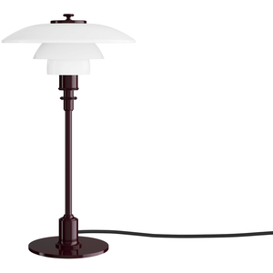 Louis Poulsen - Lampe de table PH - Rouge - Verre soufflé bouche - Designer Poul Henningsen pas cher