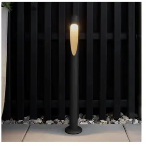 Louis Poulsen Borne lumineuse Flindt 827 70 cm noir, pièce à enterrer ...Vendu parreuter