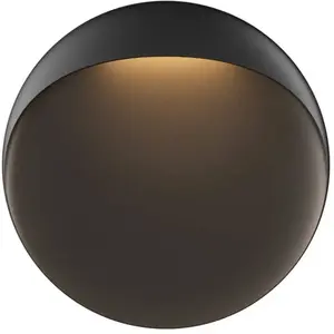 Louis Poulsen, applique murale LED Flindt, noire, 2 700 K, Ø 30 cmVendu parreuter