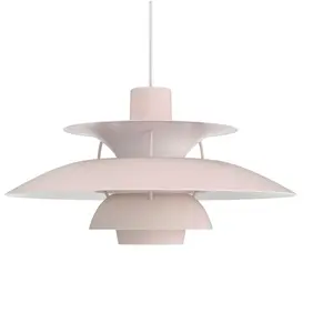 Comparateur de prix : Louis Poulsen Suspension PH 5 monochrome rose clair - 5741113044