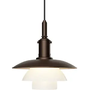 Comparateur de prix : Louis Poulsen Suspension PH 3/3 laiton vieilli opale - 5741115806