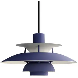 Comparateur de prix : Louis Poulsen PH 5 mini suspension monochrome indigo poussiéreux - 5741115026