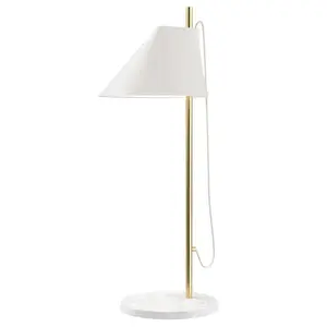 Comparateur de prix : Louis Poulsen Lampe de table Yuh laiton/blanc - 5744162665