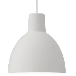 LOUIS POULSEN lampe à suspension TOLDBOD Ø 25 cm (Blanc - Allumino)