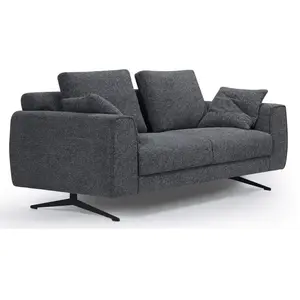 Furnhouse Canapé 2 places en tissu gris pas cher