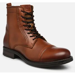 Jack & Jones Bottes Russel Leather Cognac 19 pas cher