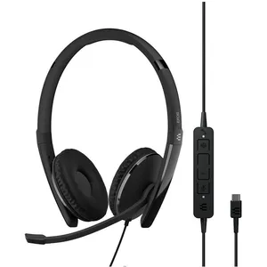 Comparateur de prix : Micro-casque - EPOS - ADAPT 160T - USB-C - Suppresseur de bruit actif - Noir