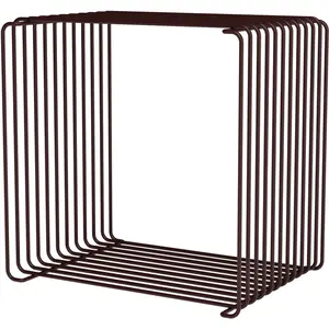 MONTANA - Etagère Panton - Rouge - Fil d'acier inoxydable laqué - Desi...