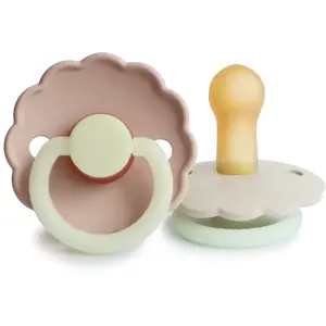 Comparateur de prix : FRIGG Daisy Size 2:6-18 months tétine Blush night/Cream night 2 pcs