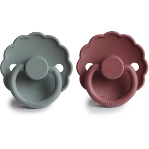 Frigg - Set de 2 tétines Daisy en silicone - French gray/woodchuck Tai...Vendu paramazon