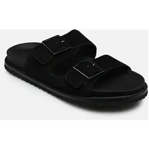 Jfwvenice Leather Sandal par Jack & Jones Noir 44 pas cher