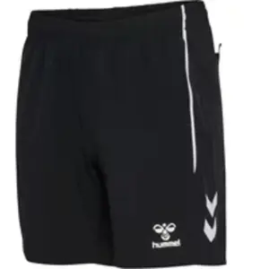 Short tissé femme Hummel Referee Noir S 233480-2001 pas cher