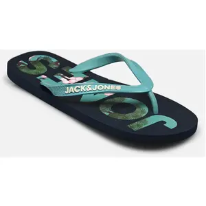 JFWLOGO PALM PRINT FLIP FLOP par Jack &amp; Jones Bleu 44 - 45 Homme