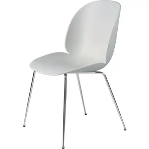 Gubi - Chaise Beetle - Gris - Polypropylène recyclé - Designer GamFrat...
