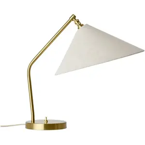 Comparateur de prix : Lampe à poser Gubi Gräshoppa, blanche, métal/textile, E14