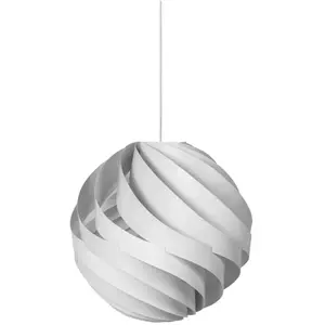 GUBI suspension Turbo, blanc albâtre brillant, Ø 62 cm,