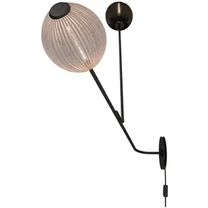 GUBI Applique murale Satellite à 2 lampes noir/blancVendu parluminaire
