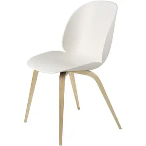 Gubi Chaise Beetle Dining Chair Base En Chêne (Alabaster White - Polyp...