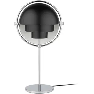 GUBI lampe à poser Multi-Lite, hauteur 50 cm, chrome/noir pas cher