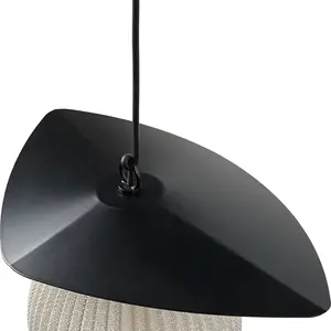 GUBI suspension d'extérieur Satellite, 45x27 cm, noir/blanc crèmeVendu parluminaire