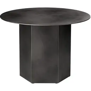 Table basse ronde en acier brumeux 60cm Epic - Gubi