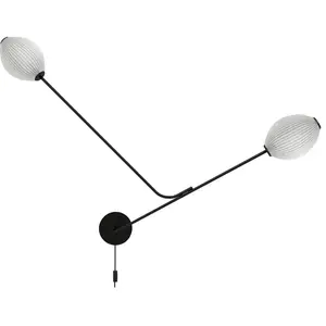 GUBI Applique murale Satellite à 2 lampes crème blancVendu parluminaire