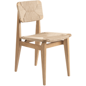 Gubi - Chaise Gascoin - Bois naturel - Corde de papier - Designer Marc...Vendu parmade-in-design