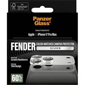 Protège objectif PANZERGLASS iPhone 17 Pro Max protège obj silver pas cher