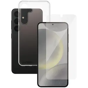 PanzerGlass Coque Galaxy S24 et écran de protection - Silicone - Transparent pas cher