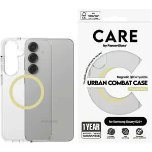Comparateur de prix : PanzerGlass CARE by Urban Combat - Coque de protection pour téléphone portable - polyuréthanne thermoplastique (TPU), polycarbonate - transparent, chardonnay -