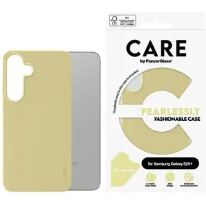 Comparateur de prix : PanzerGlass CARE by - Coque de protection pour téléphone portable - polyuréthanne thermoplastique (TPU) - chardonnay - pour Samsung Galaxy S25+
