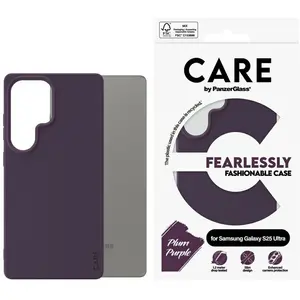 Comparateur de prix : PanzerGlass CARE by - Coque de protection pour téléphone portable - polyuréthanne thermoplastique (TPU) - Violet prune - pour Samsung Galaxy S25 Ultra