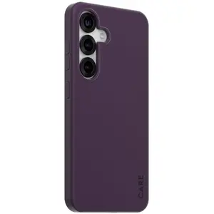 PanzerGlass CARE by - Coque de protection pour téléphone portable - Qi - 100 % de polycarbonate recyclé - Violet prune - pour Samsung Galaxy S25Vendu parpixmania