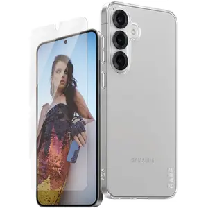 PanzerGlass CARE by - Coque de protection pour téléphone portable - polyuréthanne thermoplastique (TPU), verre trempé, revêtement oléophobe, polyéthylèneVendu pardarty